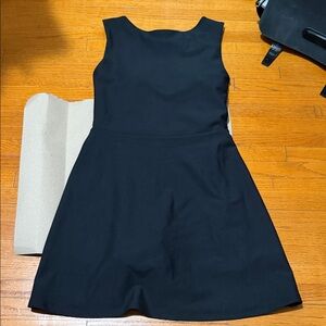Abercrombie Elegant Black Sleeveless Tennis Dress